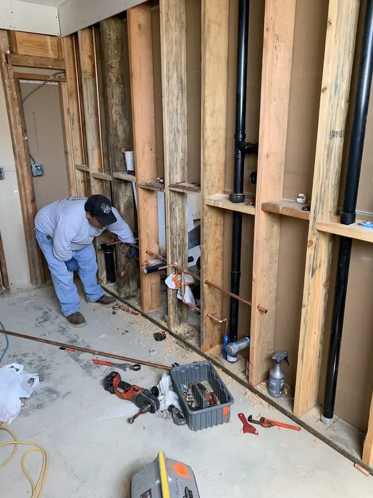 Commercial rough-in plumbing for Commercial Plumbing in Spring Hill